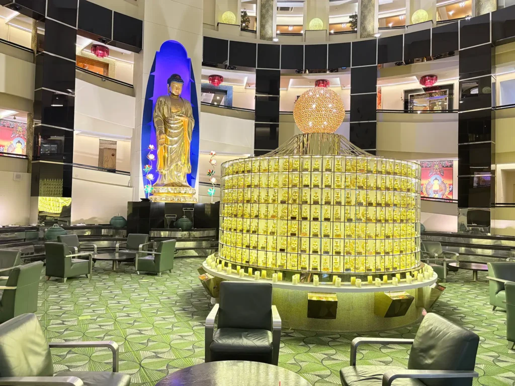 Buddhist styled columbarium hall