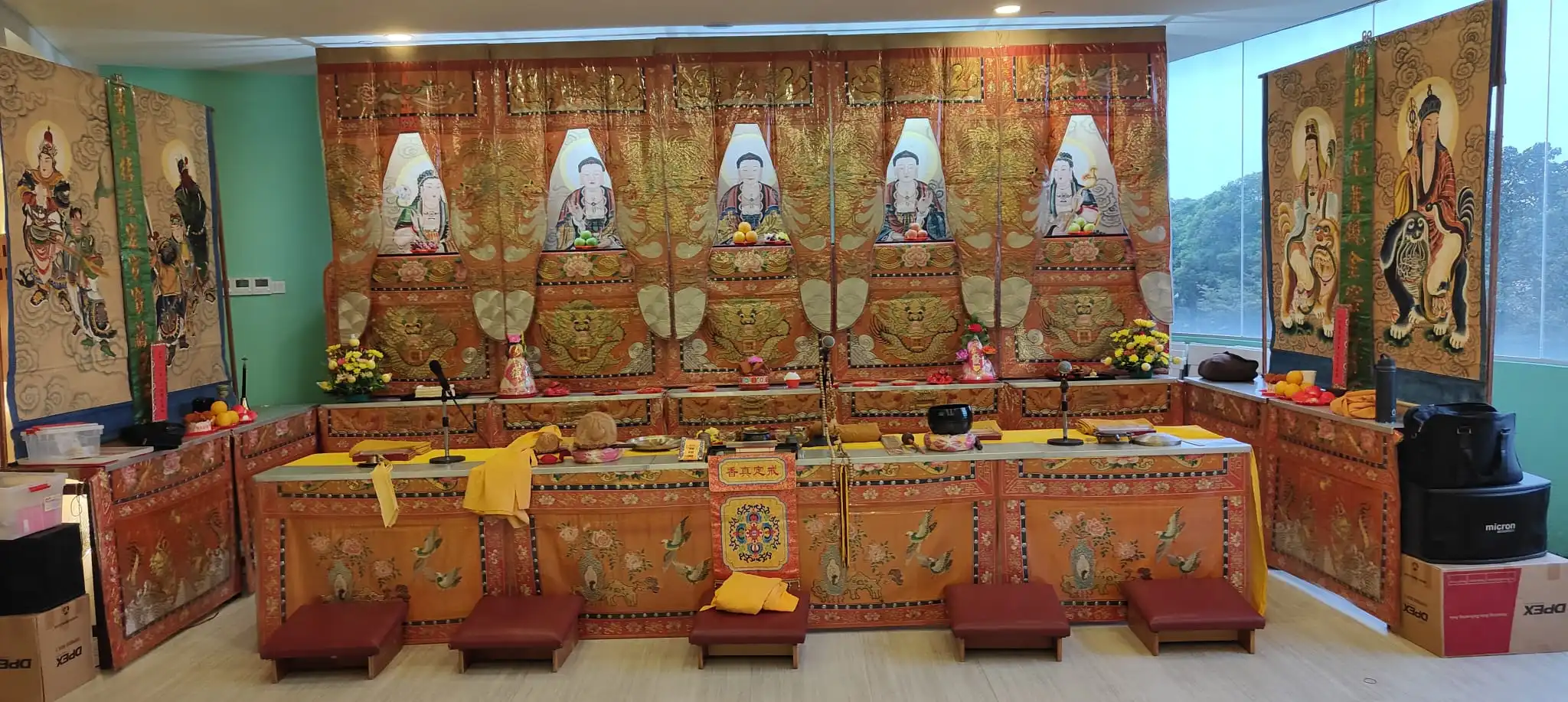 Nirvana Singapore - Kong Teck - Buddhist Ritual Altar Setup